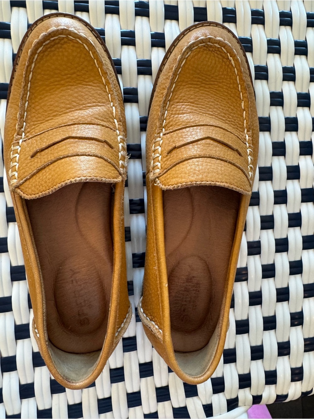 Sperry Women's Mustard Yellow Penny Loafers